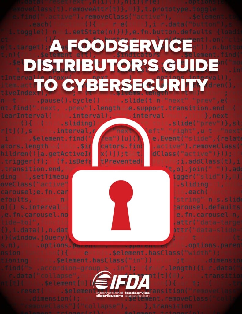 cover a foodservice distributor's guide to cybersecurity book