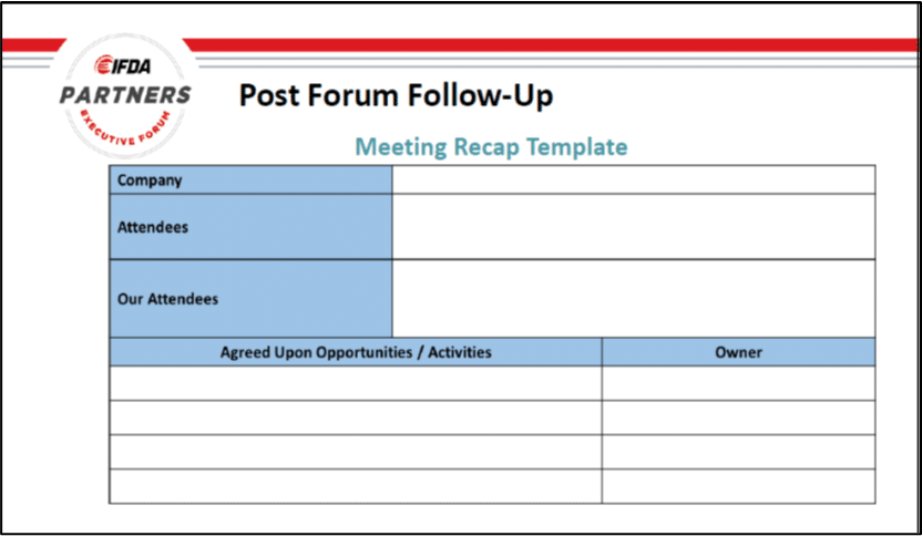 Meeting Recap Template